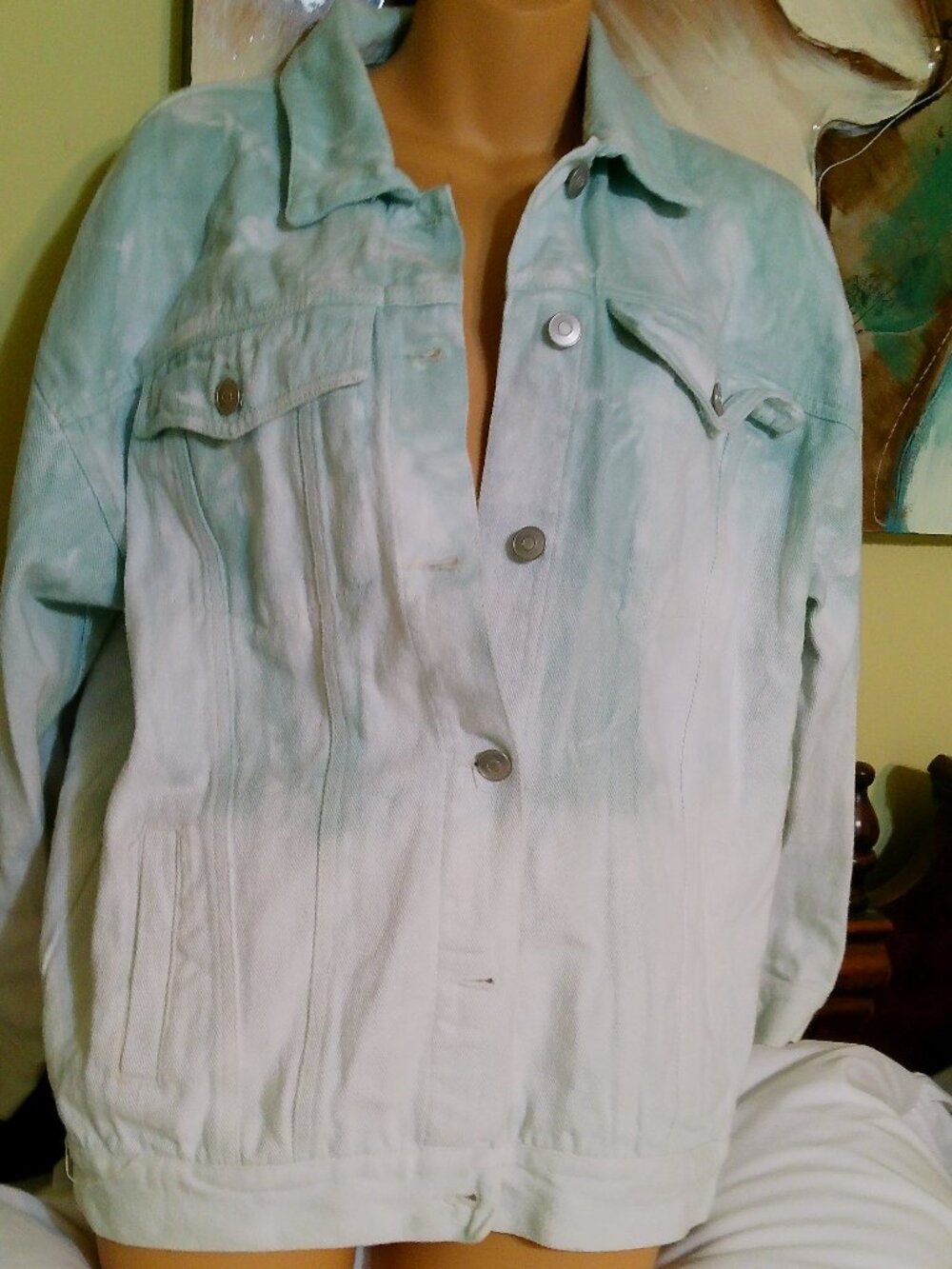 PEACH LOVE OVERSIZE JACKET SIZE SMALL GREAT CONDITION
